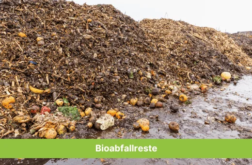 Impression von Restabfallprodukten