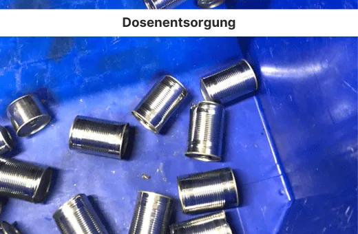 Impression von Restabfallprodukten